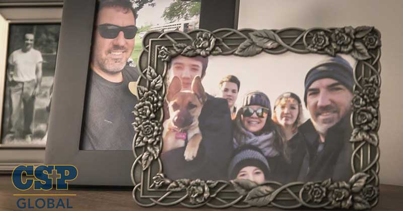 picture frames on mantle